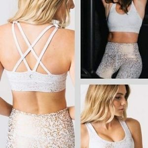 White stay gold bra (XL)